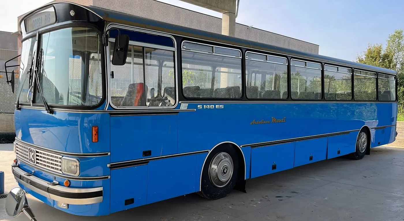 Il bus storico, vista laterale