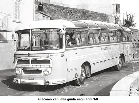 Giacomo Zani alla guida negli anni '60
