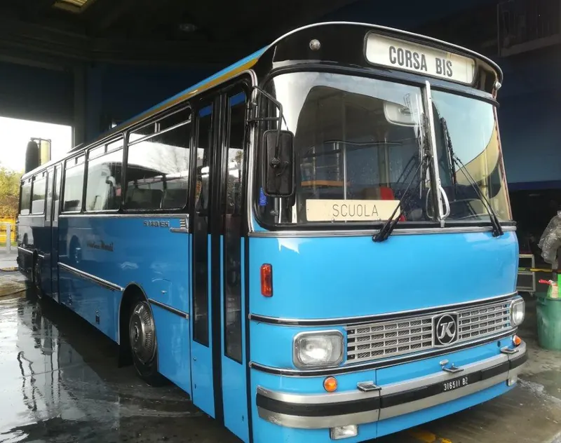 Il bus storico, vista frontale